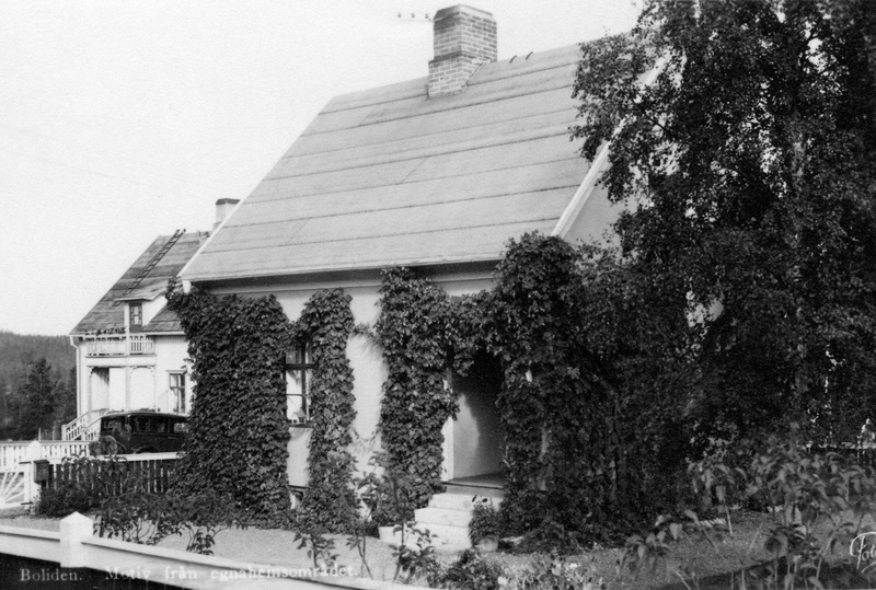 Ett egnahem i Boliden. Foto: Skellefteå museum. DIG 02114.