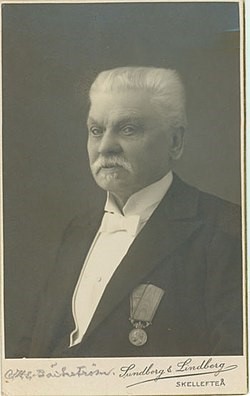  Bild tagen på Carl Herman Engelbrekt Bäckström, pionjär Skellefteå Godtemplarorden