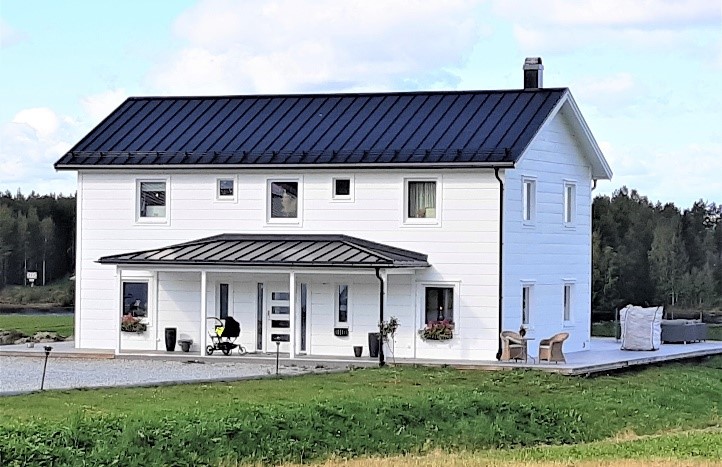 Villa uppförd 2020 i Klutmark. Foto: Rune Wästerby/Skellefteå museum