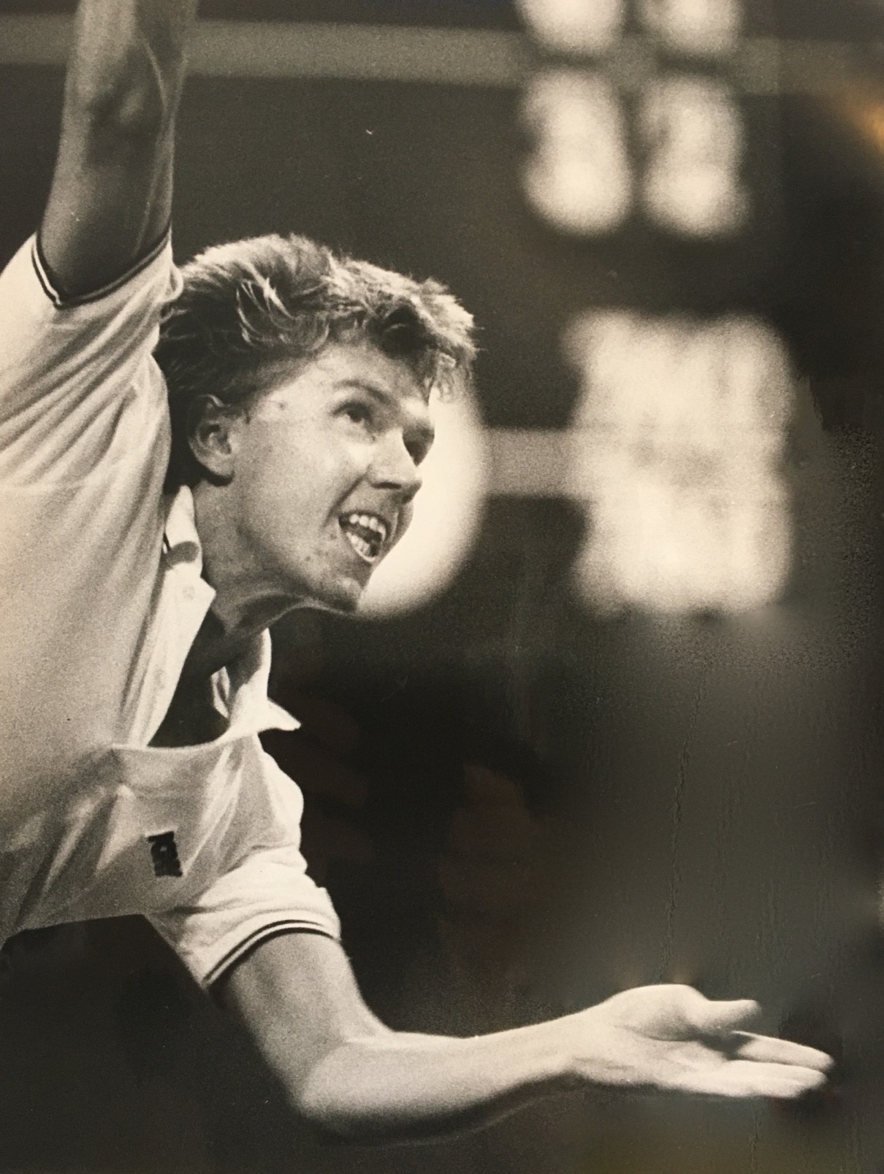 Joakim Nyström, Skellefteå TK, sjua på världsrankingen i tennis 1986. Foto: NV 
