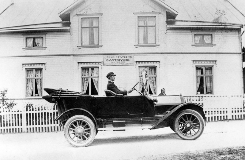 Jörns stations gästgiveri i början av 1900-talet. Foto: Skellefteå museum. DIG 03807.