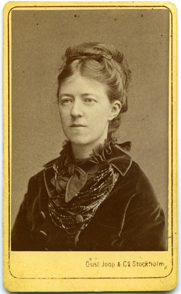 Anna Nordlander ca 1860–1870-tal. SM ALB 00020